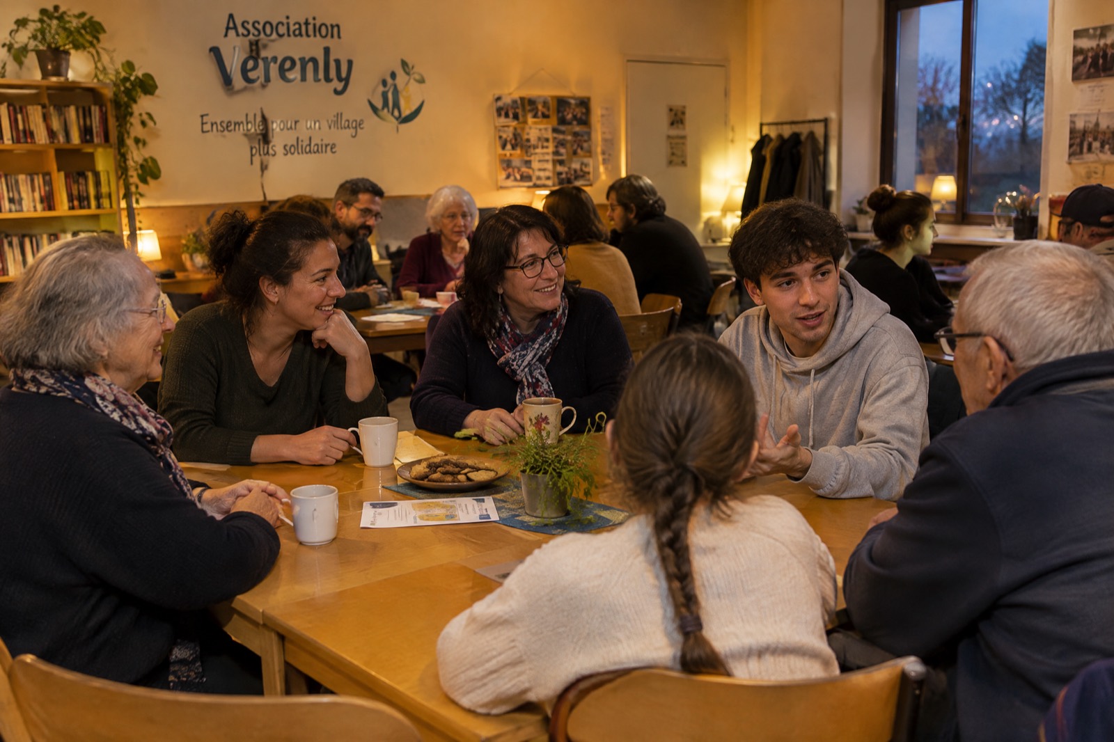 Een avond in de vereniging waar Verenly uit ontstond: vrijwilligers en leden samen